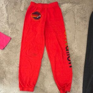 Red Aviator Nation sweatpants
